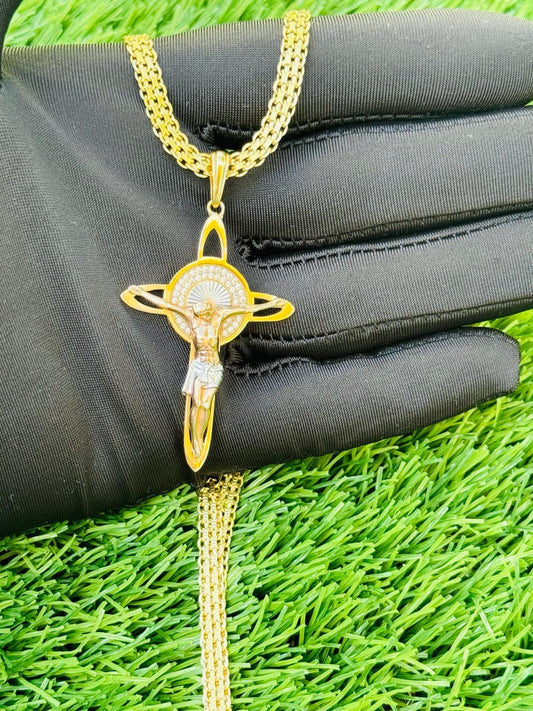 CADENA TEJIDO CHINO CRISTO